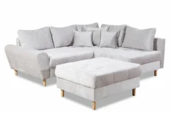 BOOOM Ecksofa mit Hocker Rice