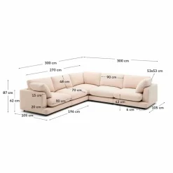 Kave Home Sofas & Couches|Ecksofa 6-Sitzer Gala