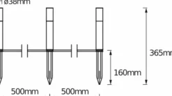 LEDVANCE Außenleuchten|Wege- & Bodenleuchten|Erdspieß Pole Erweiterungsset