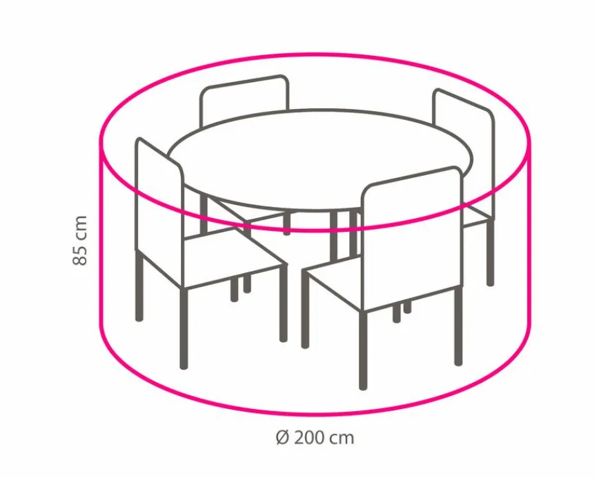 Winza Outdoor Covers Essgruppen-Schutzhülle 200 x 85 cm