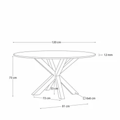 DAHEIM Esstisch Argo Ø 120 cm
