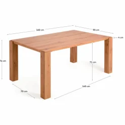 Kave Home Esstisch Deyanira 160 x 90 cm