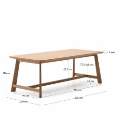 Best Esstisch Idun 220 x 100 cm Esstische