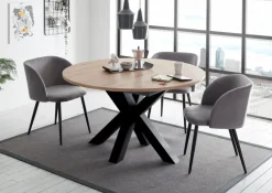 Mäusbacher Esstisch mit Auszug Big System Ø 110/150 cm