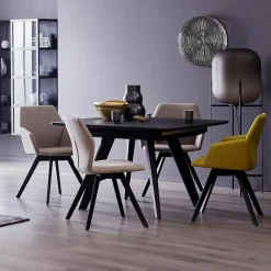 Discount Esstisch mit Auszug Extend S327 120/185 x 120 cm Esstische