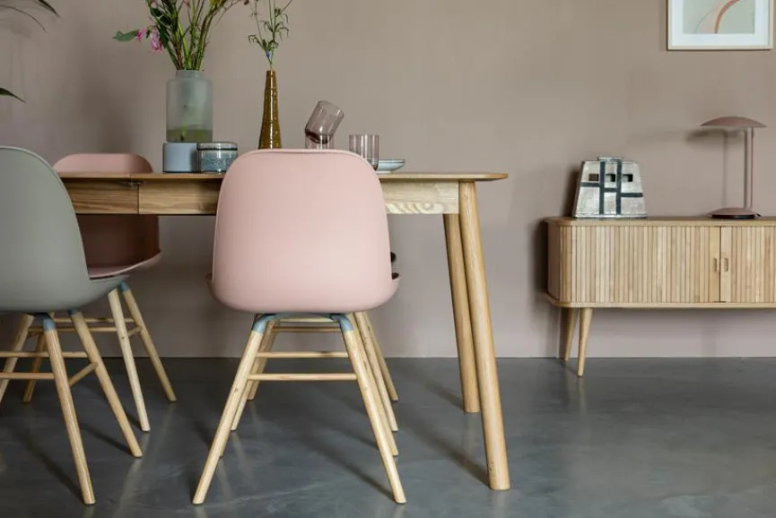 Zuiver Esstisch mit Auszug Glimps 120/ 162 x 80 cm