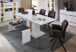 Innostyle Esstische|Esstisch mit Auszug Memphis 160/210 x 90 cm