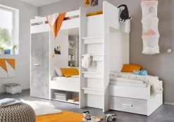 Discount Etagenbett Maxi 90 x 200 cm Kinder Kinderbetten|Kinderbetten