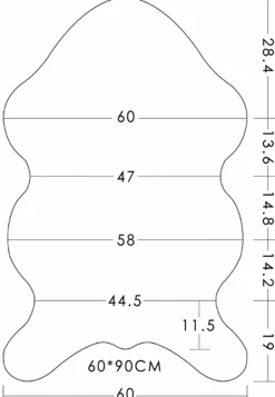 Felle & Fellteppiche|Fellimitat Happy 2 60 x 90 cm