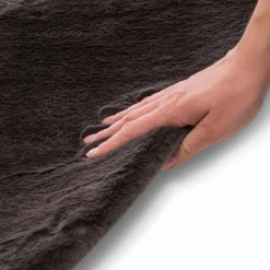 Clearance Fellteppich Imitat Cuddly Fur Ø 160 cm Felle & Fellteppiche