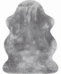 Fellteppich Lammfell 100 × 68 cm