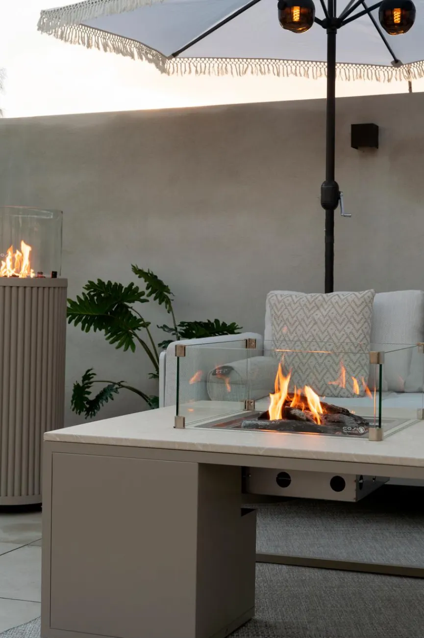 Hot Feuertisch loft 100 x 100 cm Feuertische|Loungetische