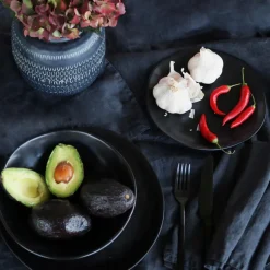 KARE DESIGN Frühstücksteller Organic Black