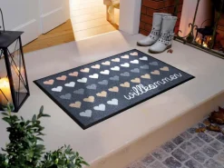 Wash & Dry Fußmatte Willkommen Herzen 50 x 75 cm