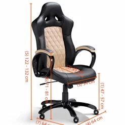 Kinder BOOOM Bürostühle|Kinderschreibtischstühle|Gamingstuhl Le Mans