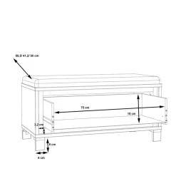 FORTE Garderobenbank Farida