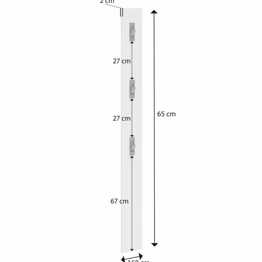 New Garderobenleiste Space Garderobenständer & -Haken