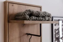 Outlet Garderobenpaneel Mezzano Garderobenständer & -Haken