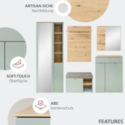 Innostyle Garderobenschränke|Garderobenschrank Bari