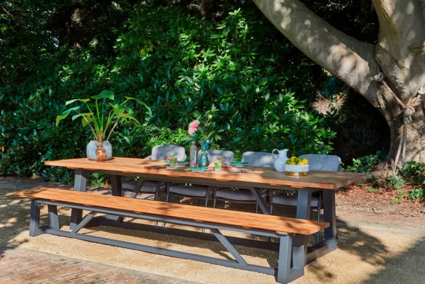 Outlet Gartenbank Ovada 280 x 40 cm Gartenbänke|Balkonbänke