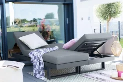 Loungeliegen|Gartenliegen|Gartenliegen Set Flin 2 tlg.