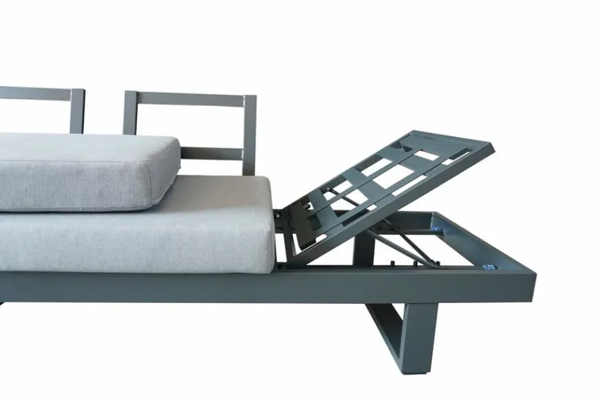 Loungeliegen|Gartenliegen|Gartenliegen Set Flin 2 tlg.