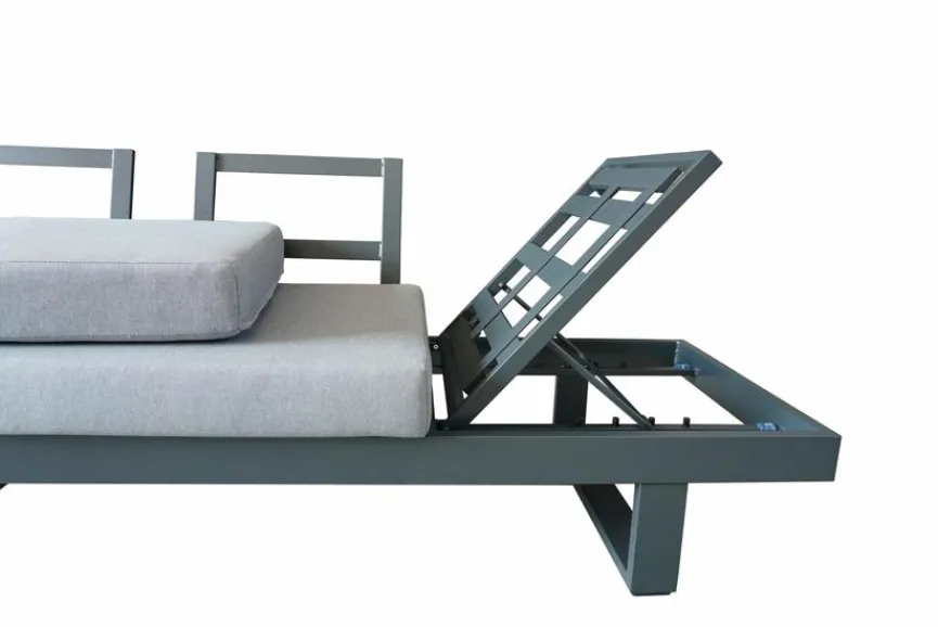 Loungeliegen|Gartenliegen|Gartenliegen Set Flin 2 tlg.