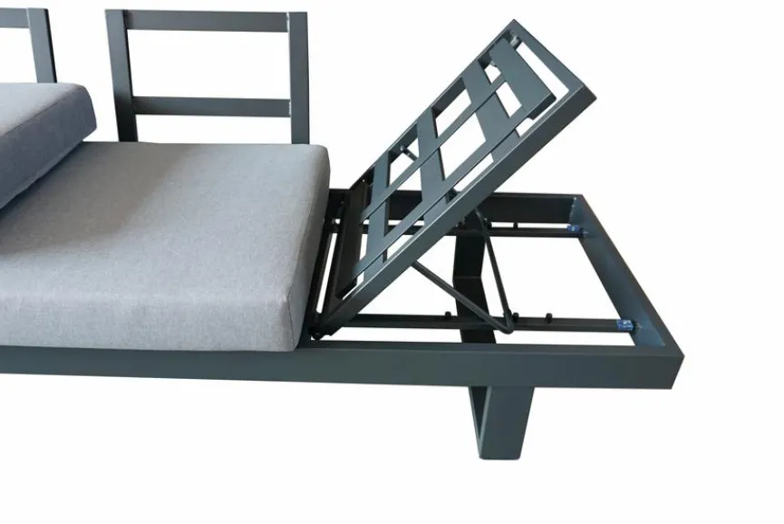 Loungeliegen|Gartenliegen|Gartenliegen Set Flin 2 tlg.