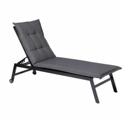 New Gartenliegen-Auflage Oxford Grey 200 x 60 cm Gartenliegen-Auflagen