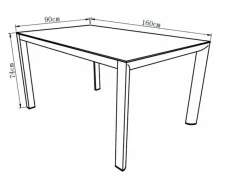 Gartenmöbel Set Deluxe Alu 7tlg.