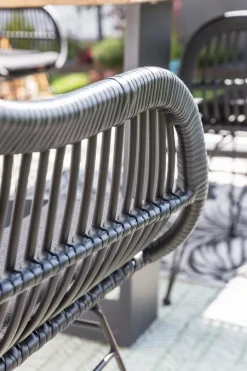 Loungesessel|Gartenstühle|Gartensessel Tonga, PE-Geflecht