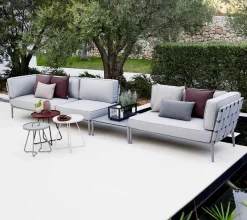 Gartensofa-Modul Conic, Aluminium Gartensofas|Loungesofas