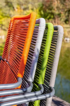 Hot Gartenstuhl Elos, Stahl Gartenstühle