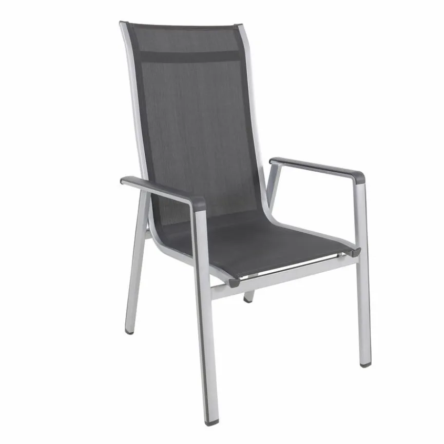 MWH Gartenstuhl Kedline, Alu/Textilene