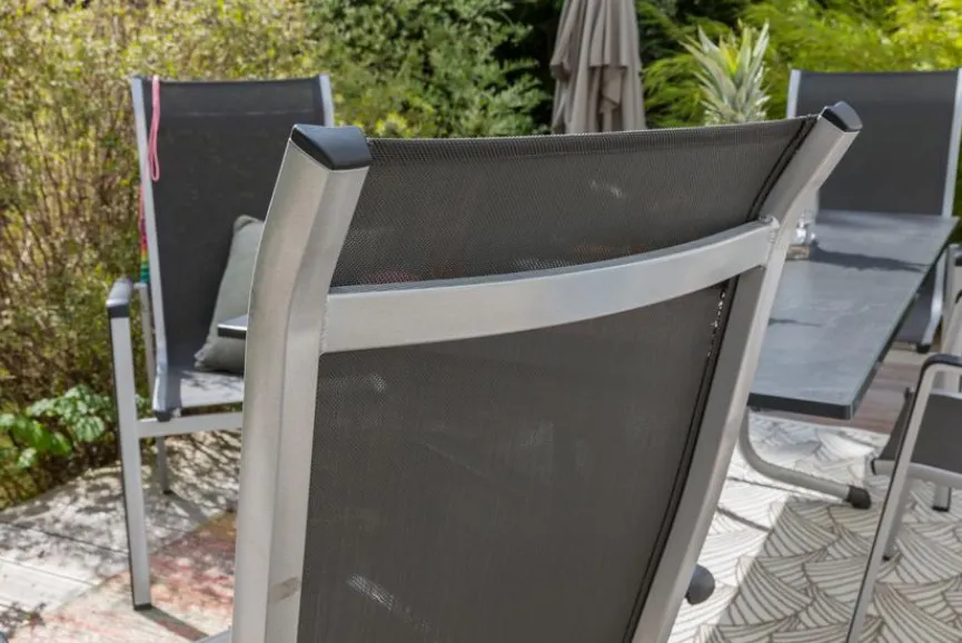 MWH Gartenstuhl Kedline, Alu/Textilene