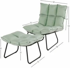 SCHÖNER WOHNEN-Kollektion Gartenstühle|Gartenstuhl Leska 2tlg.