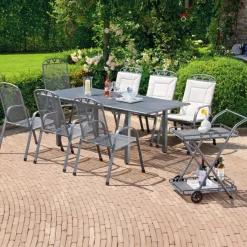 Balkonstühle|Gartenstühle|Gartenstuhl Set 4 Stück 4 tlg. Toulouse