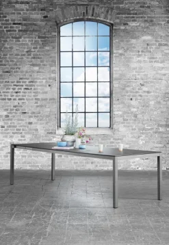 New Gartentisch ausziehbar Classic Alu 160/220 x 100 cm Gartentische