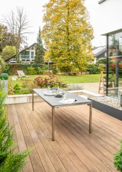 Online Gartentisch ausziehbar Etna 160/220 x 95 cm Gartentische