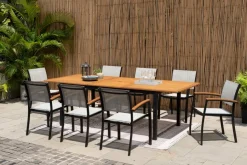 Best Gartentisch ausziehbar Kingsbury 180 x 100 cm Gartentische