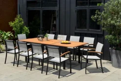 Best Gartentisch ausziehbar Kingsbury 180 x 100 cm Gartentische