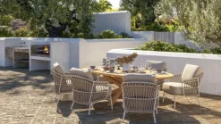 4 SEASONS OUTDOOR Gartentisch Prado Ø 240 Low Dining