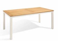 Gartentisch Verona160x90cm, Alu/Teak Gartentische