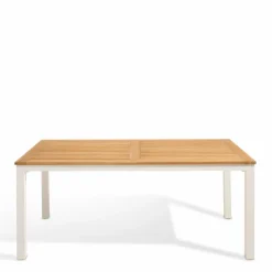 Gartentisch Verona160x90cm, Alu/Teak Gartentische