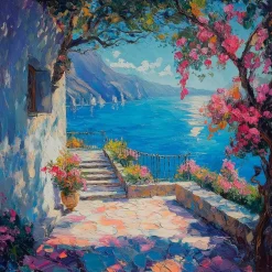 EUROART Glasbild 30 x 30 cm Beautiful View II