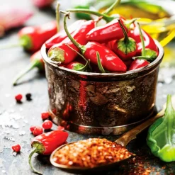 EUROART Glasbild 20 x 20 cm Herbs and spices