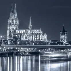 Discount Glasbild 30 x 30 cm Kölner Dom XII Bilder Ohne Rahmen