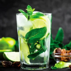 EUROART Bilder Nach Themen|Bilder Ohne Rahmen|Glasbild 20 x 20 cm Mojito II