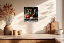 Outlet Glasbild 30 x 30 cm Oil And Vinegar II Bilder Ohne Rahmen