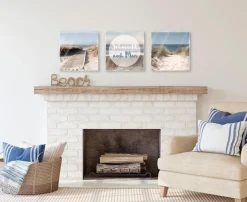 EUROART Glasbild 3tlg. Sehnsucht nach Meer